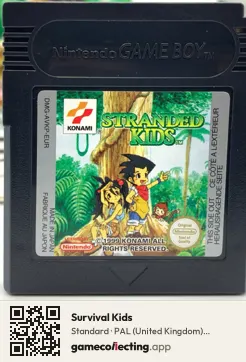Survival Kids Game Boy Color, PAL cartridge label