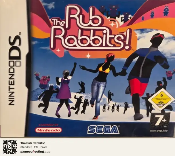 The Rub Rabbits! Nintendo DS, PAL box front