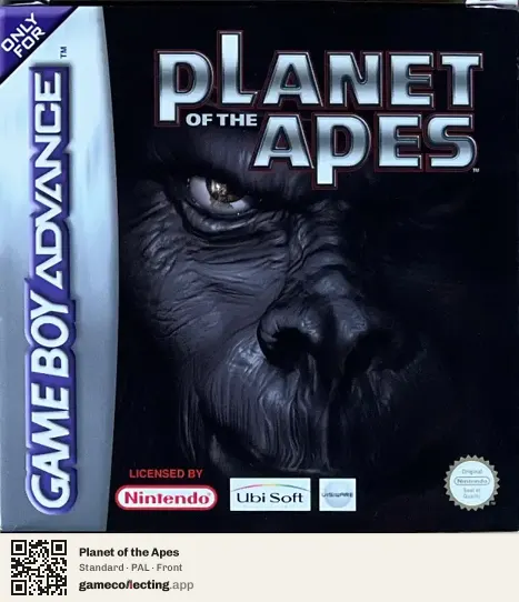 Planet of the Apes Game Boy Advance, PAL box front