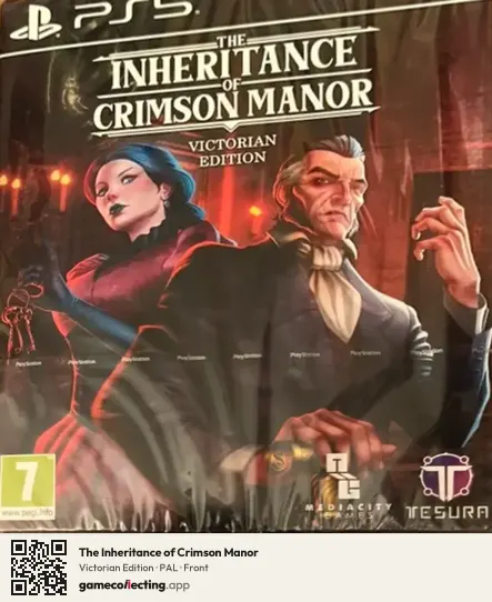 The Inheritance of Crimson Manor PlayStation 5, PAL box front
