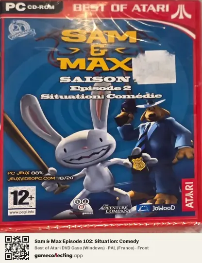 Sam & Max Episode 102: Situation: Comedy Computer, France box front