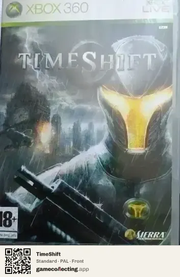 TimeShift Xbox 360, PAL box front