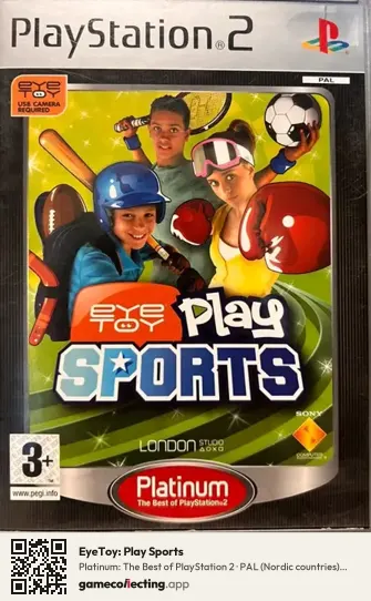EyeToy: Play Sports PlayStation 2, Nordic countries box front