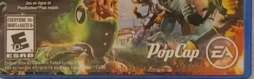Plants vs. Zombies: Garden Warfare, the ESRB box on its front