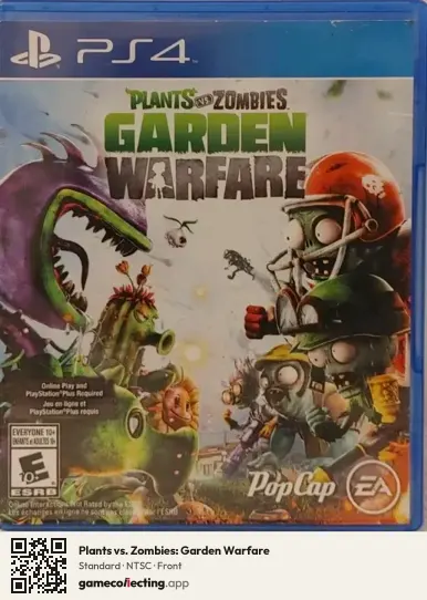 Plants vs. Zombies: Garden Warfare PlayStation 4, NTSC box front