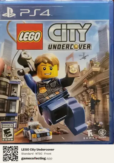 LEGO City Undercover PlayStation 4, NTSC box front
