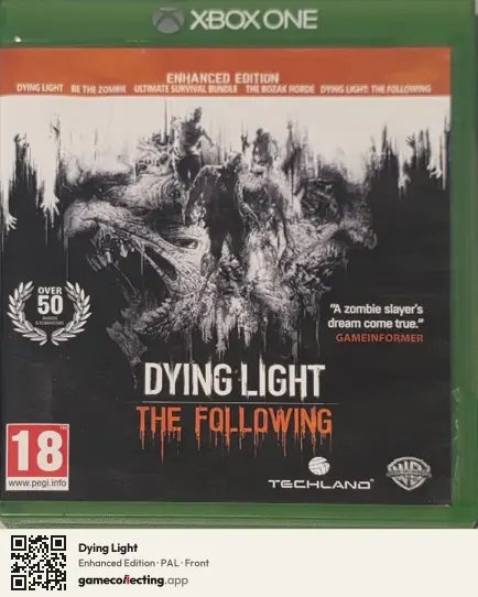 Dying Light Xbox One, PAL box front