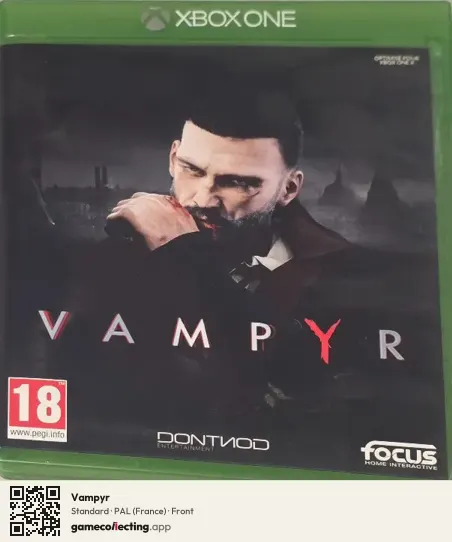 Vampyr Xbox One, France box front