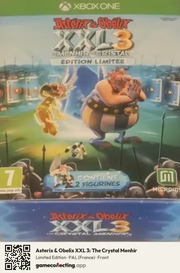 Asterix & Obelix XXL 3: The Crystal Menhir Xbox One, France box front