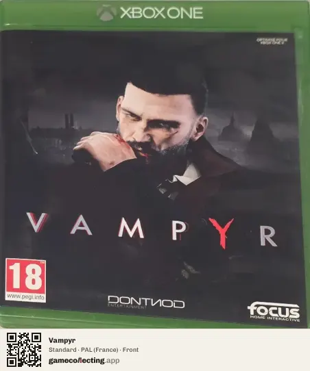 Vampyr Xbox One, France box front