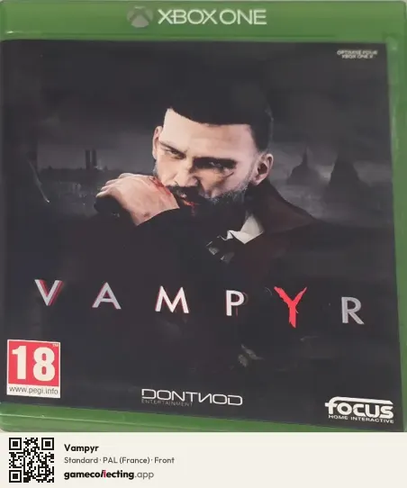 Vampyr Xbox One, France box front