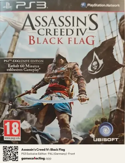 Assassin's Creed IV: Black Flag PlayStation 3, Germany box front