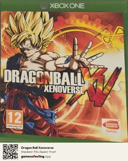 Dragon Ball Xenoverse Xbox One, Spain box front