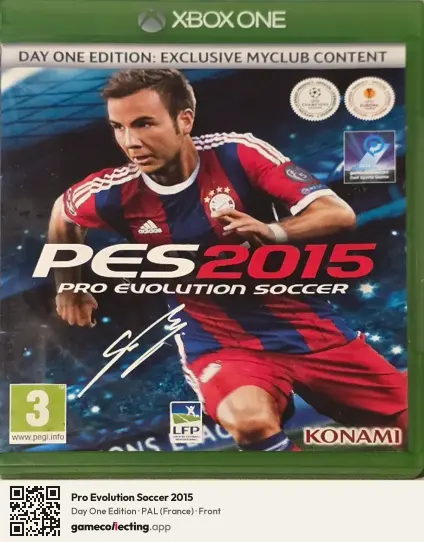 Pro Evolution Soccer 2015 Xbox One, France box front