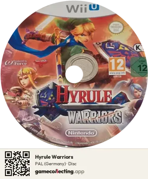 Hyrule Warriors Nintendo Wii U, PAL disc
