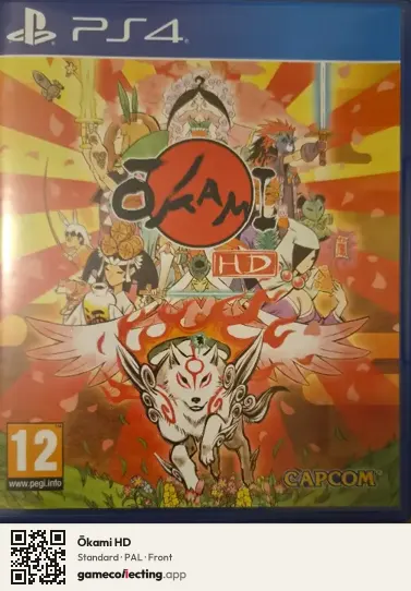 Ōkami HD PlayStation 4, PAL box front