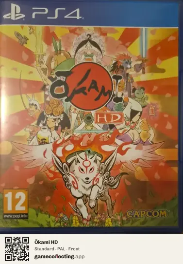 Ōkami HD PlayStation 4, PAL box front