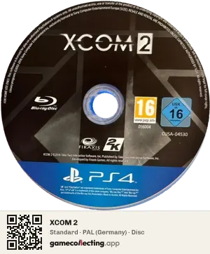 XCOM 2 PlayStation 4, PAL disc