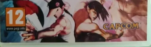Super Street Fighter IV: Arcade Edition, the PEGI square on its front