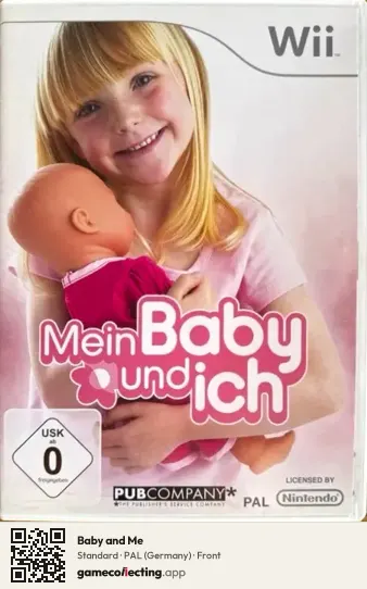 Baby and Me Nintendo Wii, Germany box front