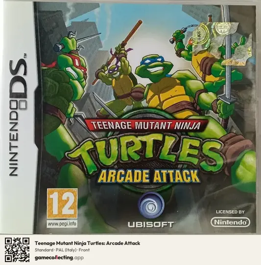 Teenage Mutant Ninja Turtles: Arcade Attack Nintendo DS, Italy box front