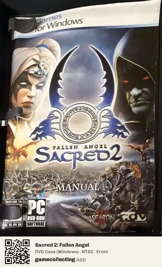 Sacred 2: Fallen Angel Computer, NTSC box front