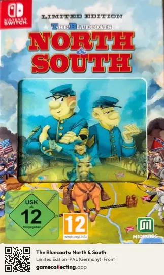 The Bluecoats: North & South Nintendo Switch, Germany box front