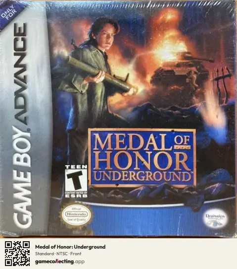 Medal of Honor: Underground Game Boy Advance, NTSC box front