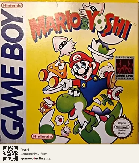 Yoshi Game Boy, PAL box front