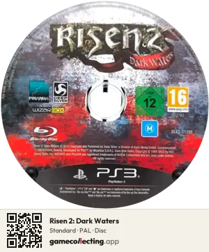 Risen 2: Dark Waters PlayStation 3, PAL disc