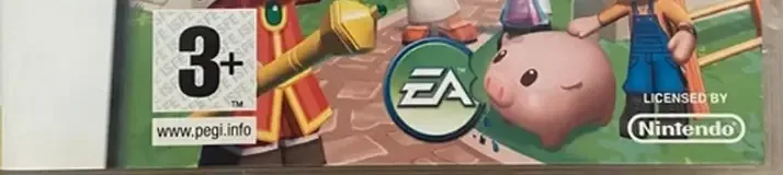 MySims Kingdom, the PEGI square on its front