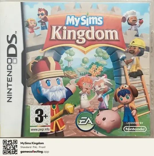 MySims Kingdom Nintendo DS, PAL box front