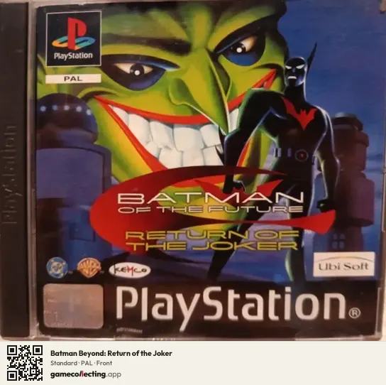 Batman Beyond: Return of the Joker PlayStation, PAL box front