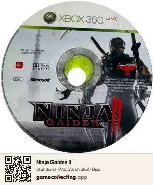 Ninja Gaiden II Xbox 360, PAL disc