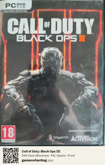 Call of Duty: Black Ops III Computer, Spain box front