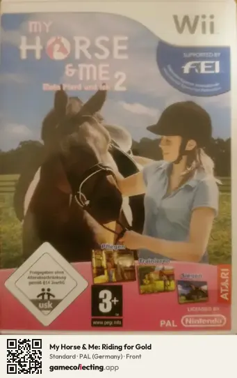 My Horse & Me: Riding for Gold Nintendo Wii, Germany box front