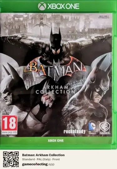 Batman: Arkham Collection Xbox One, Italy box front