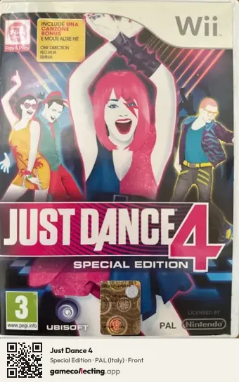 Just Dance 4 Nintendo Wii, Italy box front