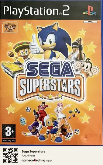 Sega Superstars PlayStation 2, PAL box front