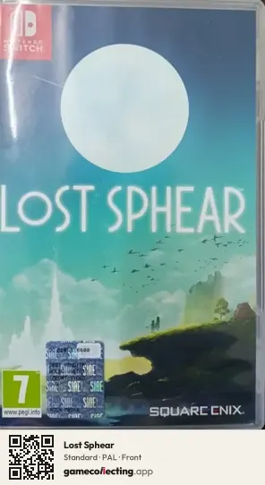 Lost Sphear Nintendo Switch, PAL box front