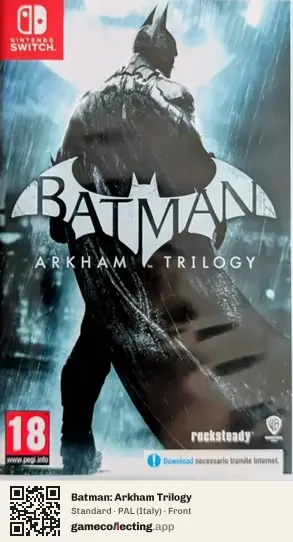 Batman: Arkham Trilogy Nintendo Switch, Italy box front