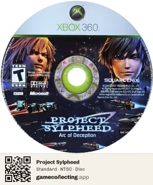 Project Sylpheed Xbox 360, NTSC disc