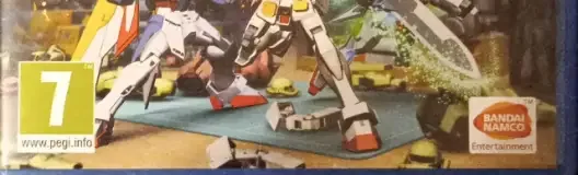 New Gundam Breaker, the PEGI square on its front