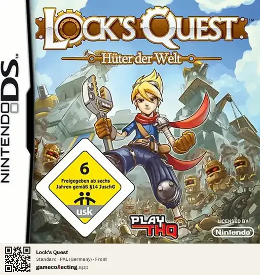 Lock's Quest Nintendo DS, Germany box front