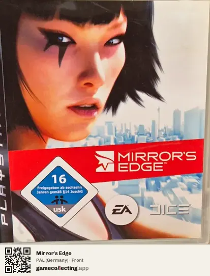 Mirror's Edge PlayStation 3, Germany box front