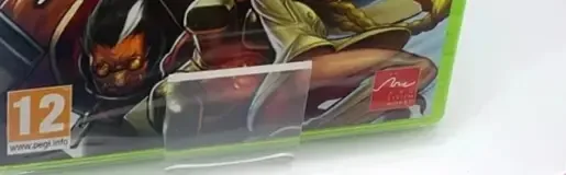 BlazBlue: Continuum Shift, the PEGI square on its front