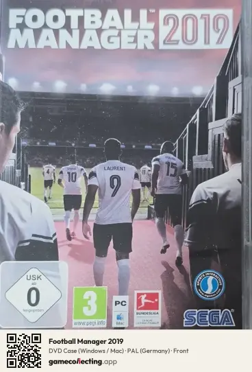 Football Manager 2019 Computer, Germany box front