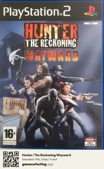 Hunter: The Reckoning Wayward PlayStation 2, Italy box front
