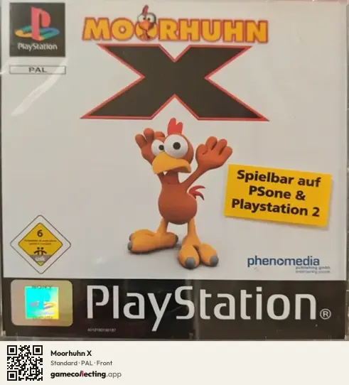 Moorhuhn X PlayStation, PAL box front