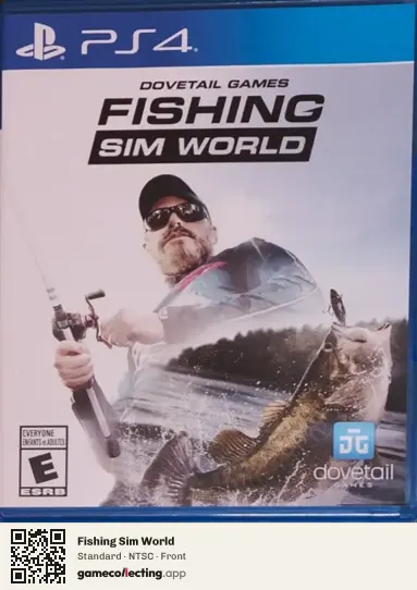 Fishing Sim World PlayStation 4, NTSC box front